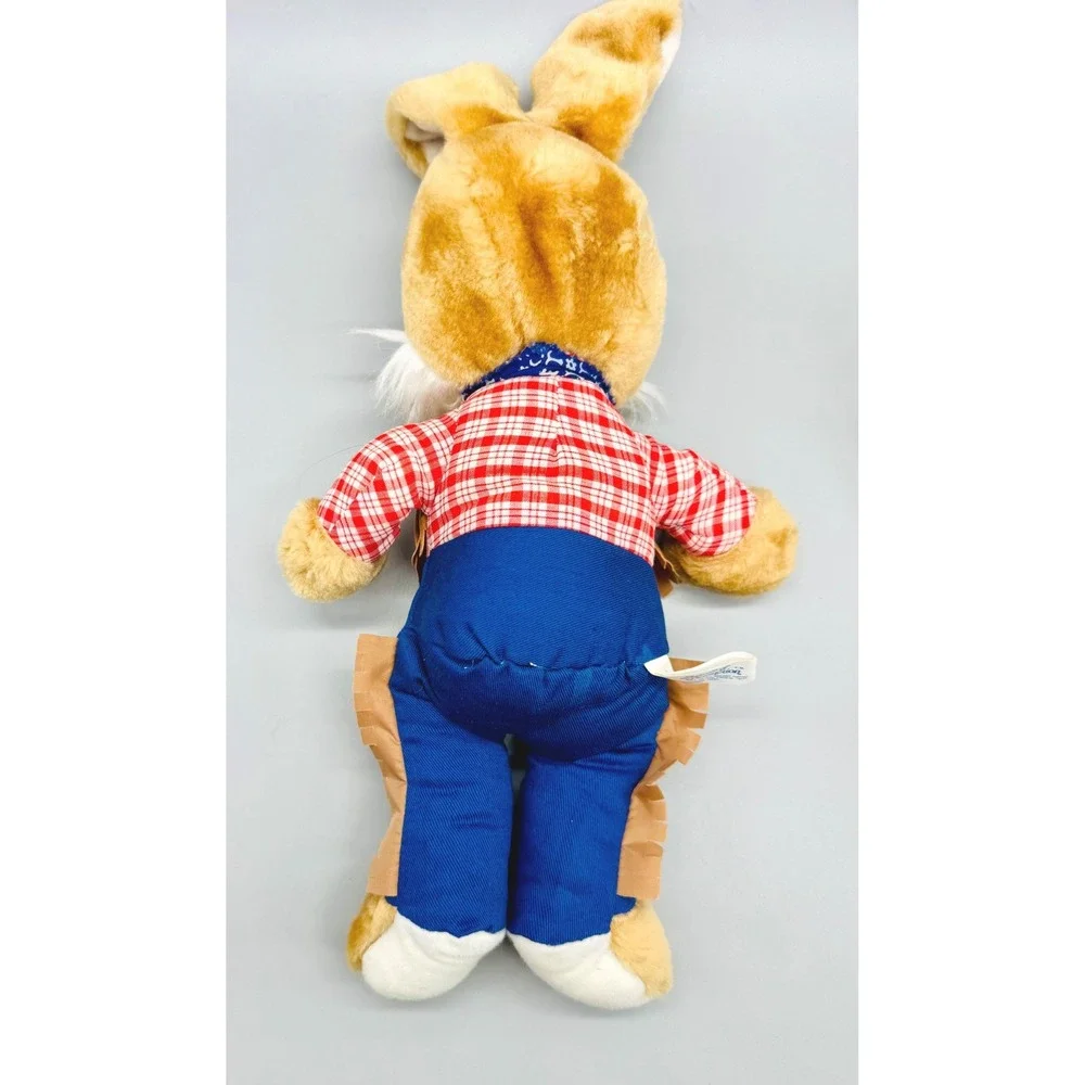 Knickerbocker Cowgirl Cowboy Bunny Rabbit Plush Animals of Distinction 15